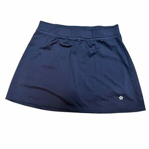 Tennis Skort Womens Small Blue Athletic Stretch Elastic Waist Summer